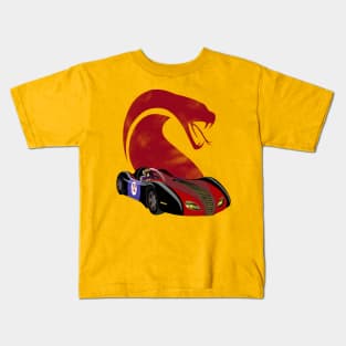 Snake Oiler - Red Distressed Kids T-Shirt